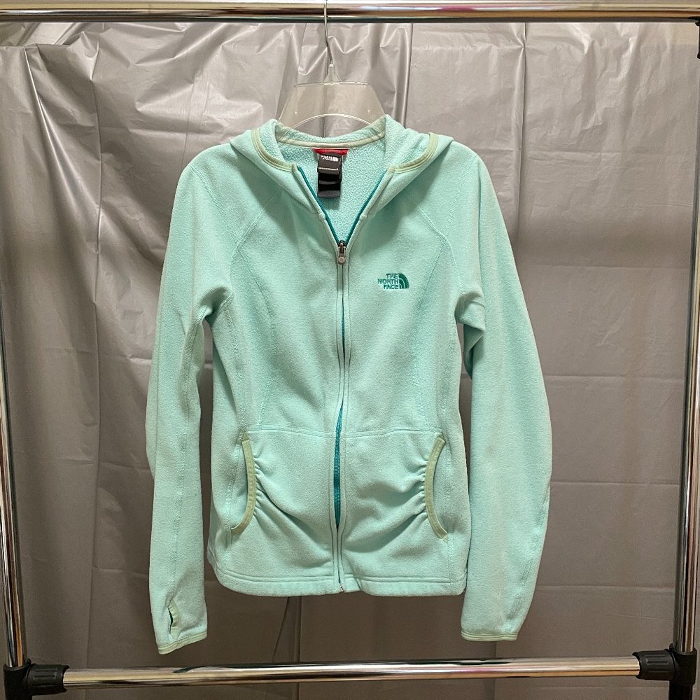 North Face Fleece Windbreaker Jacket (Bright Blue) Zipper